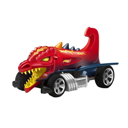 Hot Wheels, samochód wyścigowy Fighters Dragon, blaster Hot Wheels