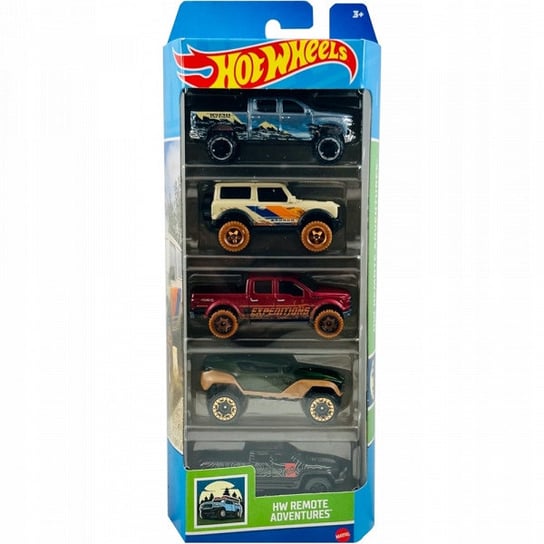 Hot Wheels Samochodziki 5-Pak HW Remote Adventures HLY74 Hot Wheels