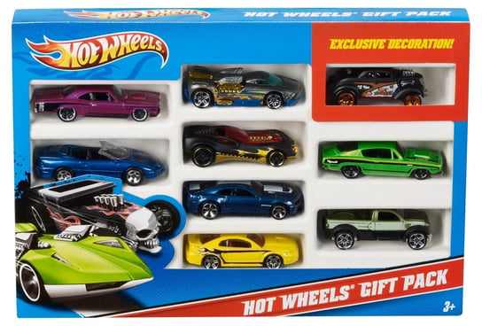 Hot Wheels, zestaw prezentowy Samochodziki, 9-pak Hot Wheels