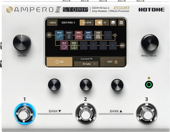 'Hotone Mp300 Ampero Ii Stomp - Multiefekt Gitarowy Hotone  L2090048' Inny producent