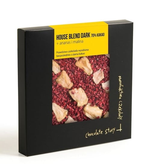 House Blend Dark 70% kakao + ananas i malina/ Manufaktura Czekolady Inny producent