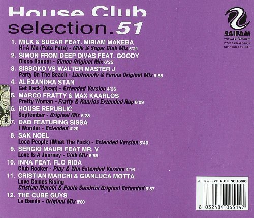 House Club Selection 51 Various Artists