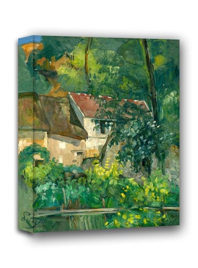 House of Père Lacroix, Paul Cézanne - obraz na płótnie 40x60 cm Galeria Plakatu