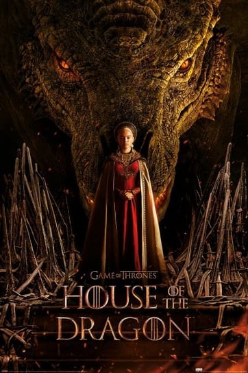 House Of The Dragon Dragon Throne Plakat 61X91Cm GAME OF THRONES