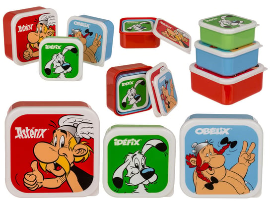 House, Zestaw 3 pudełek śniadaniowych Asterix i Obelix House