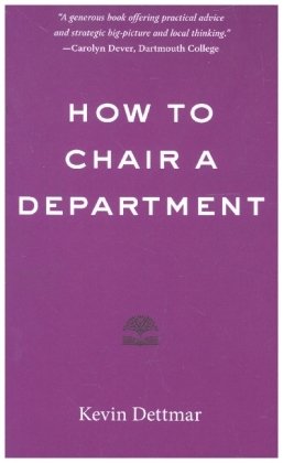 How to Chair a Department Johns Hopkins University Press