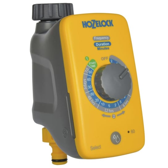 Hozelock Sterownik czasu nawadniania Select, żółto-szary HOZELOCK