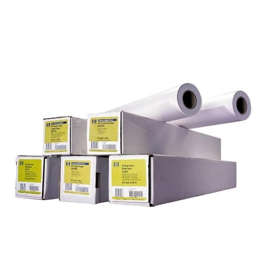 HP 594/45.7/Bright White Inkjet Paper, matowy, 23", Q1445A, 90 g/m2, papier, 594mmx45.7m, biały, do drukarek atramentowych, rolka, HEWLETT_PACKARD