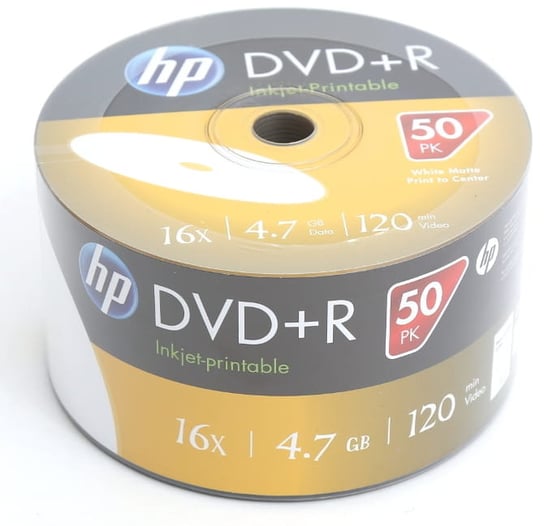 HP DVD+R x16 4,7GB PRINT FF s-50 14202 69304 HP
