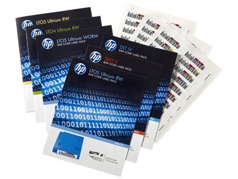 HP LTO-7 Ultrium RW Bar Code Label Pack (Q2014A) Inny producent