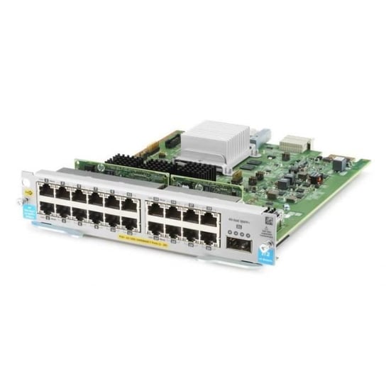 HPE ARUBA - Moduł rozszerzeń - Gigabit Ethernet (PoE+) x 20 + 40 Gigabit QSFP+ x 1 Aruba