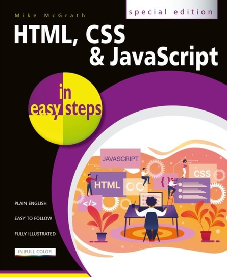 HTML, CSS & JavaScript in easy steps [DRM] - ebook EPUB Mcgrath Mike
