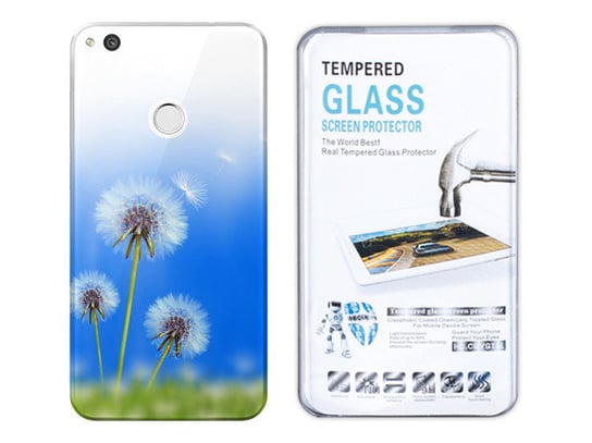 Huawei Honor 8 Lite Etui Gradient Nadruk + Szkło Kreatui