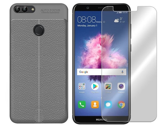 Huawei P Smart Etui pokrowiec Skin Case + szkło VegaCom