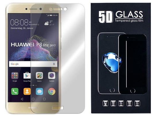 Huawei P8 Lite 2017 Szkło Hartowane 5D Cały Ekran VegaCom