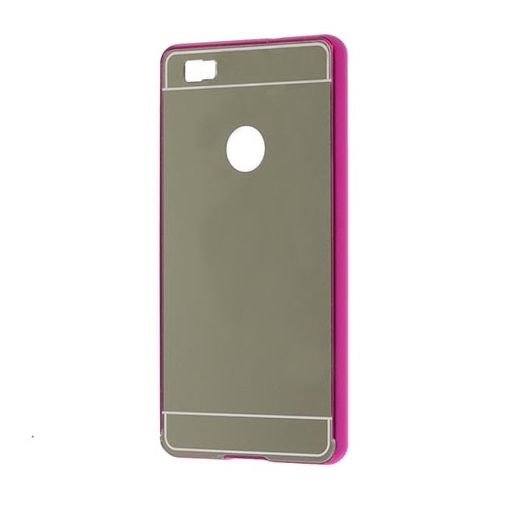 Huawei P8 Lite Mirror bumper case - Różowo - srebrny. EtuiStudio
