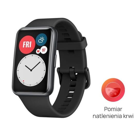 Huawei, Smartwatch, Watch Fit New, czarny Huawei
