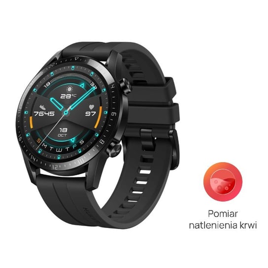 Huawei, Smartwatch, WATCH GT 2 46 mm, czarny Huawei