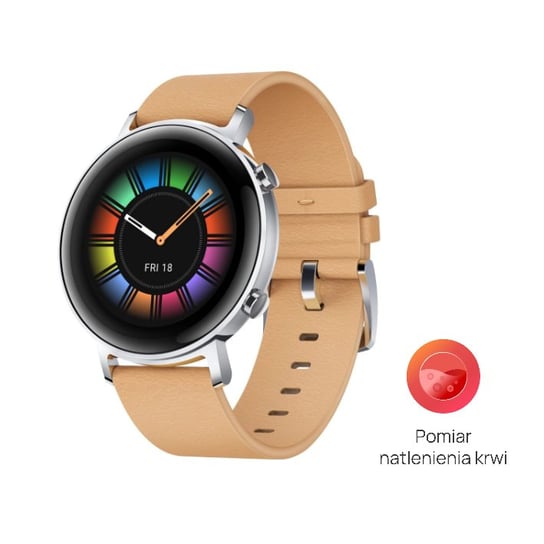 Huawei, Smartwatch, Watch GT 2, srebrny, 42 mm Huawei