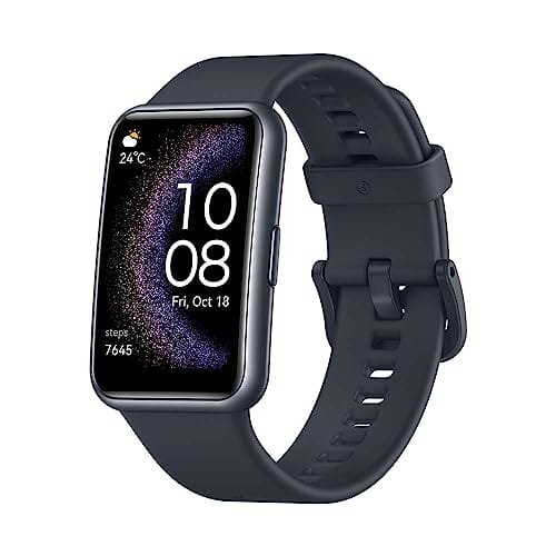 Huawei Watch Fit Special Edition - Wyświetlacz Hd Amoled, Zarządzanie Zdrowiem, Gps, Asystent Na Co Dzień - Wersja Niemiecka Starry Black Inna marka