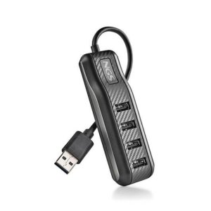 Hub NGS USB 2.0 Ultra Slim - 4 porty (Noir) NGS