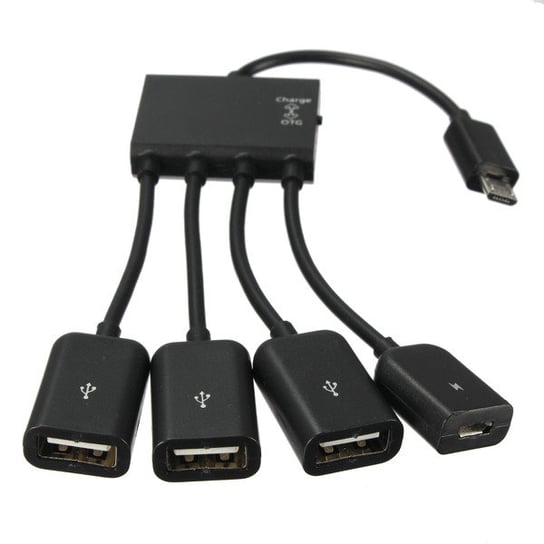 Hub Rozdzielacz Host OTG Micro 3 x USB Ładowanie Inna producent