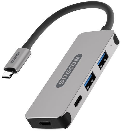Hub SITECOM CN-384, USB-C, 2x USB-A, 2xUSB-C, 5 Gbps Sitecom