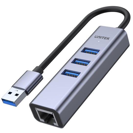 Hub Unitek, USB H1906A, 3 x USB 3.1 5 Gbps + RJ45 Ethernet 10/100/1000 Unitek