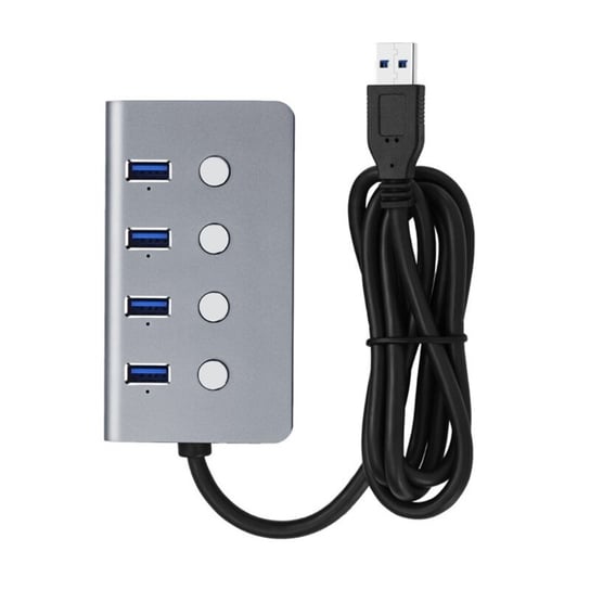 Hub USB 4x 3.0 Aluminiowy rozgałęźnik portów Inna marka