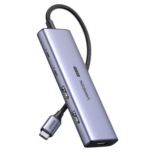 HUB USB C - HDMI / 2x USB C / 2x USB A Ugreen CM500 - szary uGreen