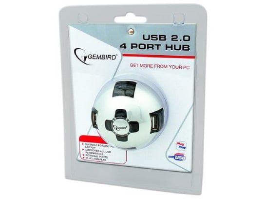 Hub USB GEMBIRD, USB 2.0, 4 porty Gembird
