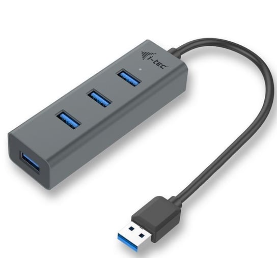 Hub USB I-TEC U3HUBMETAL403, 4 porty I-TEC