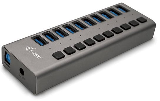 Hub USB I-TEC, USB 3.0, 10 portów + Zasilacz 48W I-TEC