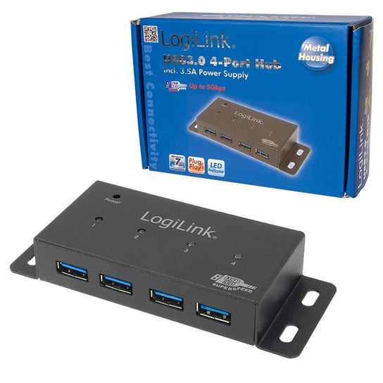 Hub USB LOGILINK UA0149, 4 porty LogiLink