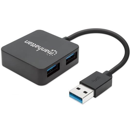 HUB USB Manhattan 4-Portowy USB-A 3.0 SuperSpeed kabel 0,5m Manhattan