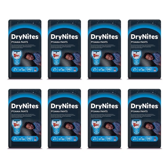 Huggies Drynites Boy 4-7 Lat (17-30Kg) 8X10 Szt Huggies