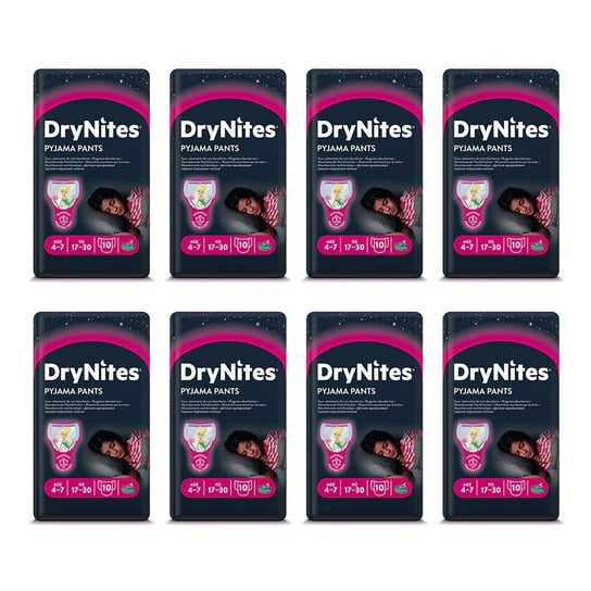 Huggies Drynites Girl 4-7 Lat (17-30Kg) 8X10 Szt Huggies