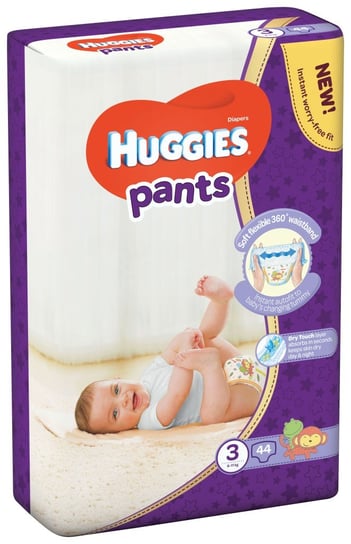Huggies, Pieluchomajtki Pants Jumbo, rozmiar 3, 44 szt. Huggies