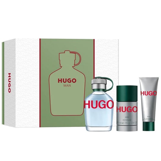 Hugo Boss Hugo Man zestaw woda toaletowa spray 125ml + dezodorant sztyft 75ml + żel pod prysznic 50ml Hugo Boss