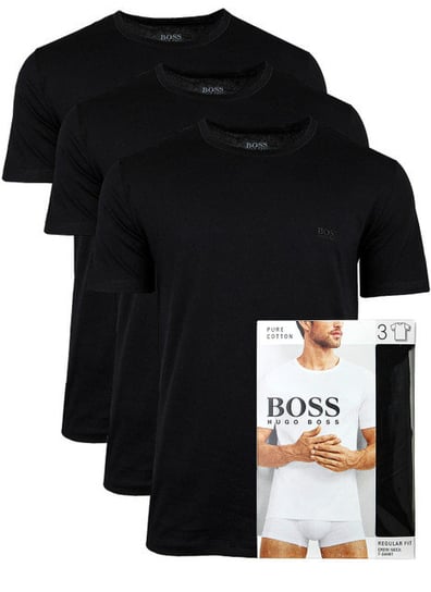 Hugo Boss, Koszulka męska z krótkim rękawem, 3-pack, rozmiar M Hugo Boss