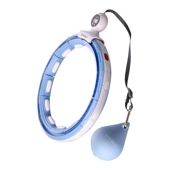 Hula Hop Blue Z Magnesami I Obciążnikiem + Licznik Hhm15  Hms HMS