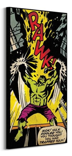Hulk RAWK - Obraz na płótnie Marvel