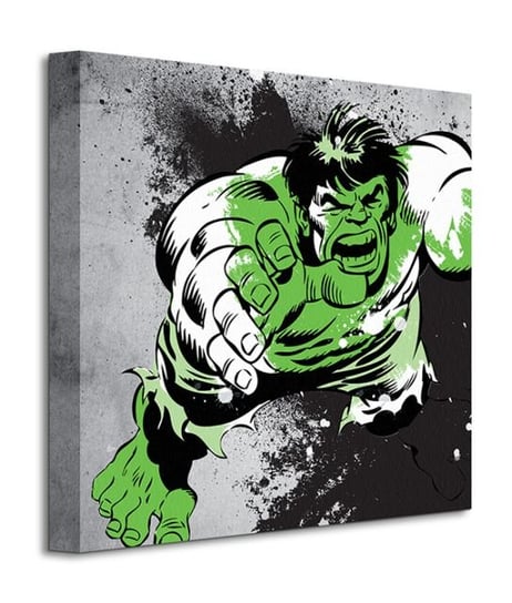 Hulk Splatter - obraz na płótnie Marvel