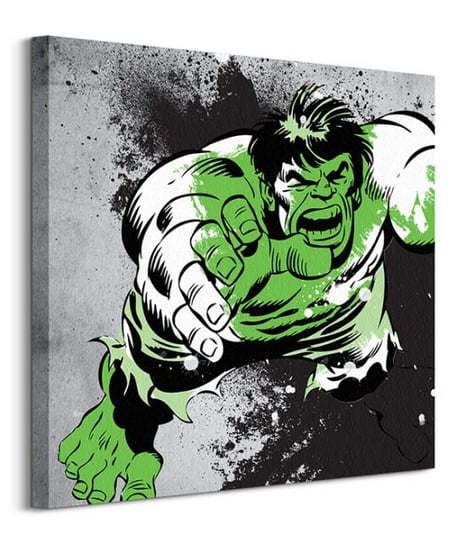 Hulk Splatter - Obraz na płótnie Marvel