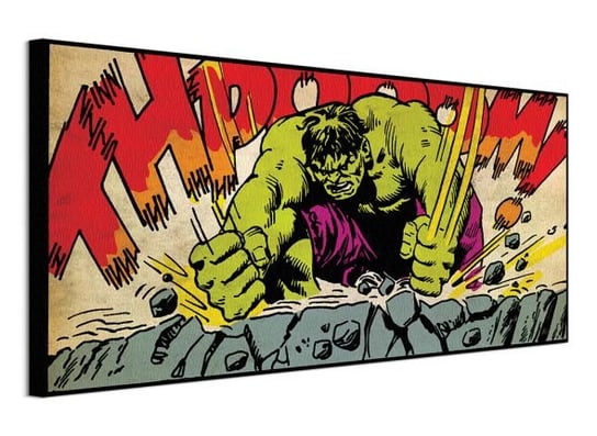 Hulk THPOOOM - Obraz na płótnie Marvel