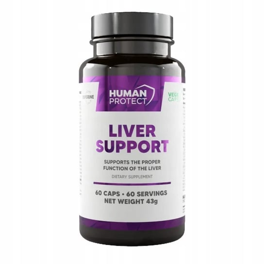 Human Protect, Liver Support, Wsparcie Wątroby, 60 Kaps. Human Protect