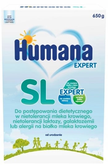 Humana SL, bezmleczny preparat sojowy, proszek, 650 Humana