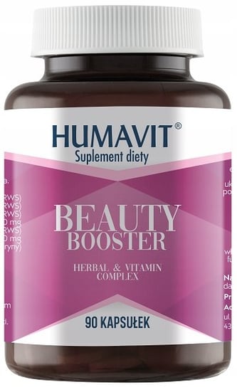 Humavit Beauty Booster, Włosy Skóra Cynk, Suplement diety, 90 kaps. Humavit