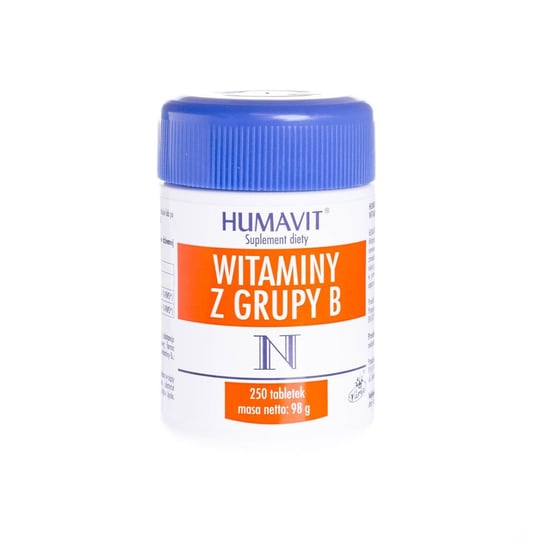 Humavit N, Witaminy z grupy B suplement diety, 250 tabletek VARIA
