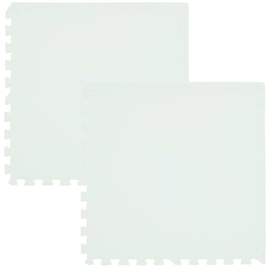 Humbi, Mata piankowa/Puzzle piankowe, Biały, 62x62 cm, 2 szt. Humbi